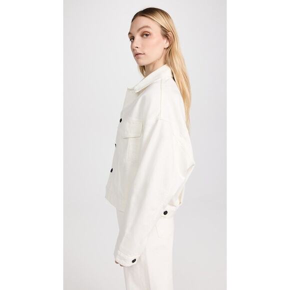 Slvrlake Detroit Trucker Jacket - Xs - White - Picture 3 of 6